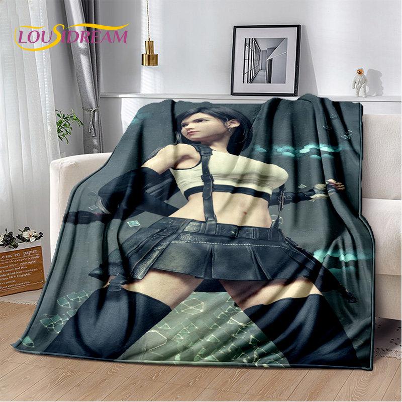 Final Fantasy Series Games Gamer  Soft Plush Blanket,Flannel Blanket Throw Blanket for Living Room Bedroom Bed Sofa Picnic Cover