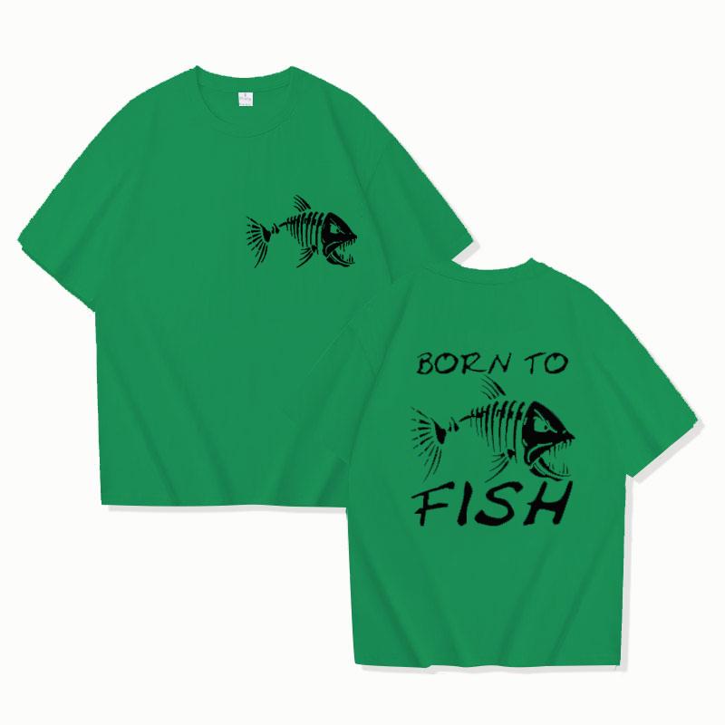 

Рожденный Рыбачить Смешная Футболка Мода Футболки Рыбака Короткий Рукав Смешные Футболки Любителя Рыбалки Повседневная Летняя Мужская Уличная Футболка 3XL