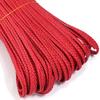 5m/lot 8mm Braided Genuine Leather Cords Colored Flat Leather Rope For Handmade Bracelet Making Finding DIY Necklace Accessories