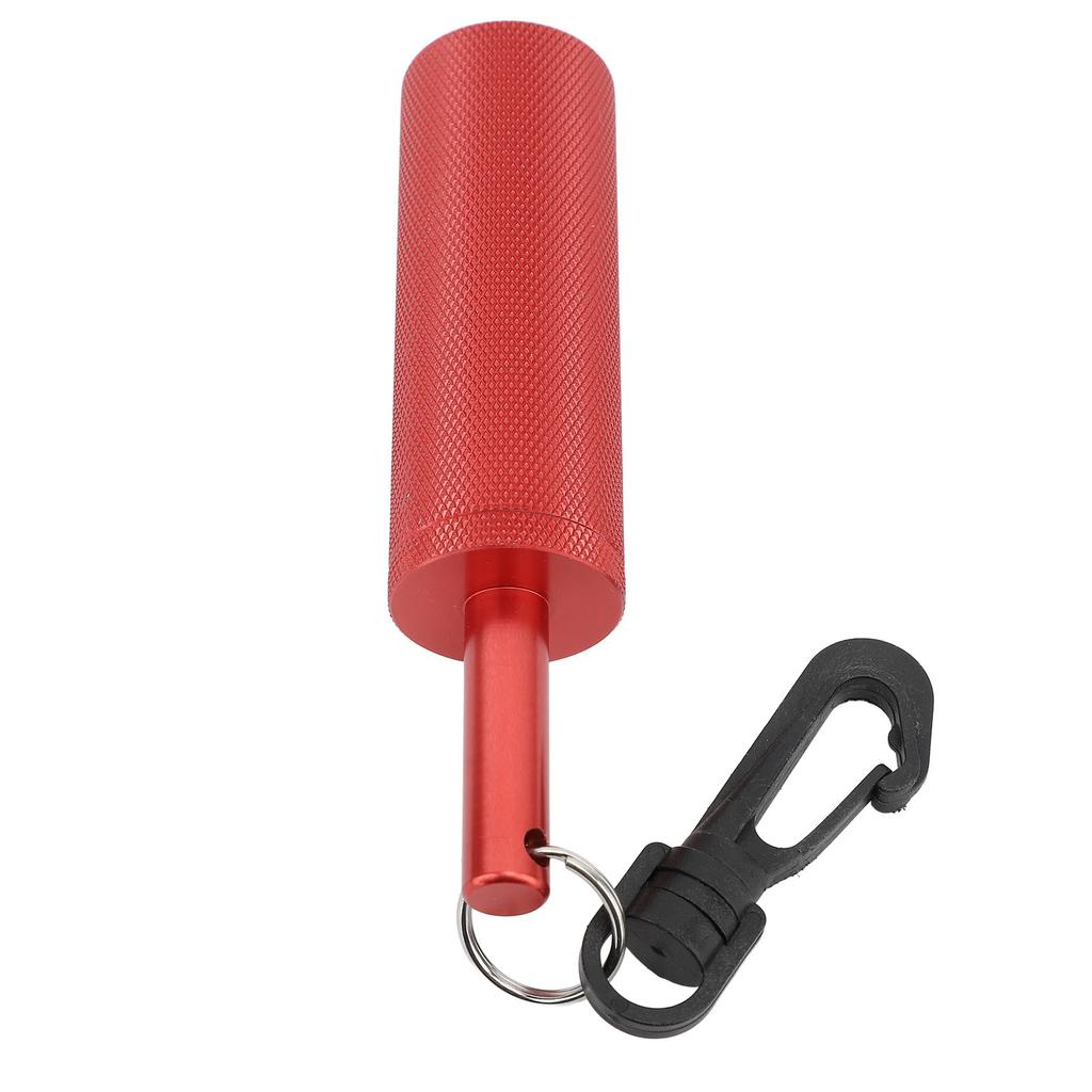 Underwater Shaker Aluminum Anti Slip Texture Steel Balls Included with 360 degrees    Hook Signal   Diving Stick for   Diving