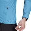 Adidas Womens Mountain Rain Resistant Jacket With Letter Print Women Jacket Blue HA2318