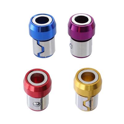 4PCS Screwdriver Magnetic Ring 6.35mm Bit Magnetic