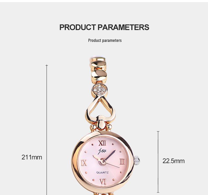 Women's Elegant Fashion Quartz Steel Band Bracelet Watch