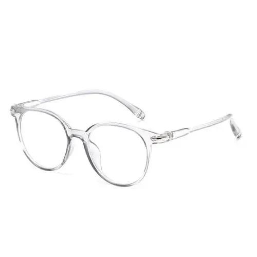 Transparent Round Frame Anti Blue Light Blocking Glasses Women Men Portable Computer Eyewear Optical Spectacle Eyeglasses