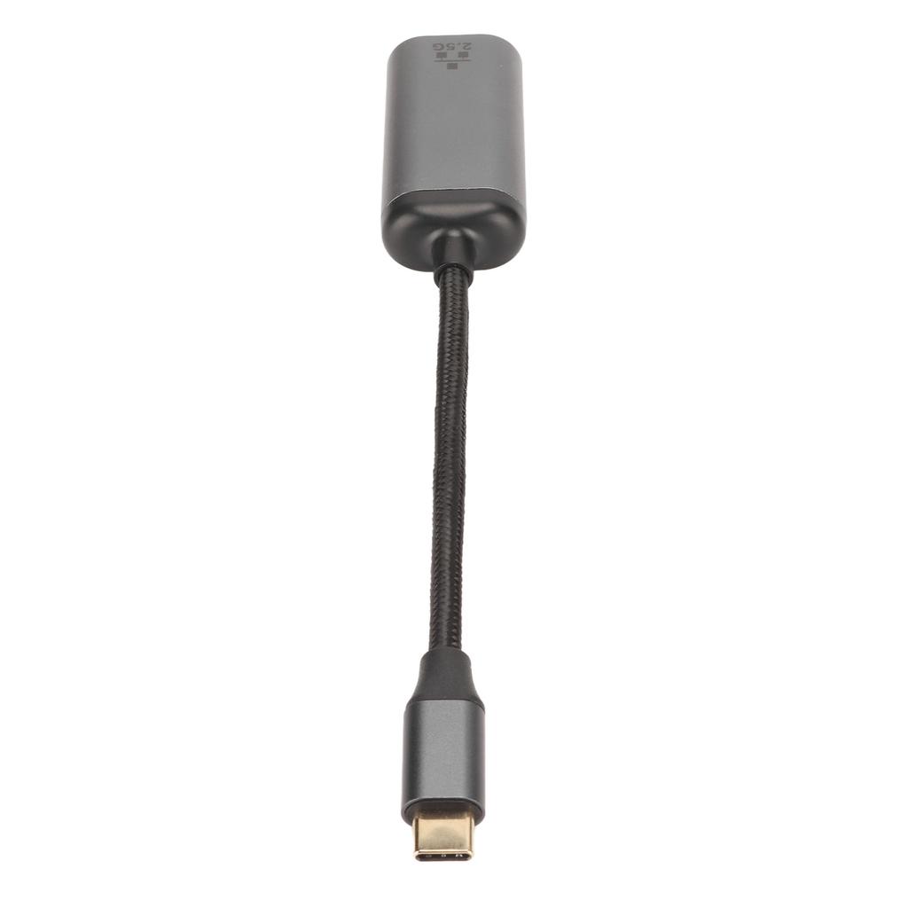 USB C to Ethernet Adapter High Speed Plug and Play USB Type C to RJ45 2.5G Gigabit Ethernet LAN Network Adapter