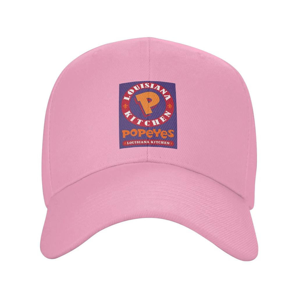 Unisex Baseball Hats Popeyes Louisiana Kitchen Logo Outdoor Streetwear Summer Sports Baseball Caps Hip Hop Cap Casquette Hats