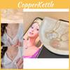 Barbie-achtige hartvormige ketting met roze kristal en baroksteen. Een schattig en charmant modeaccessoire met een lange ketting.)