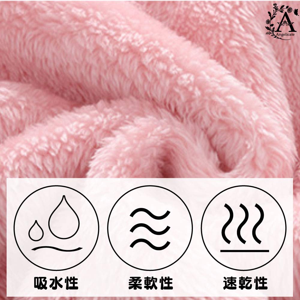 Angelicate Fluffy Bathrobe, Kids' Nightgown, Loungewear, Hooded, Girls' Rabbit Design, Long Sleeve Pajamas