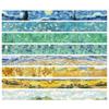Oil Painting Pattern Tape for Art Craft 30mm Wide Scrapbooking Tape Aesthetic Masking Tape for Journal Album Packaging
