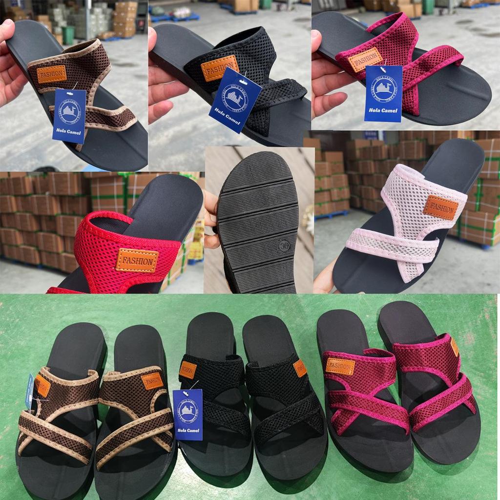 2026 Summer Women's Breathable Mesh Non-Slip Beach Slippers