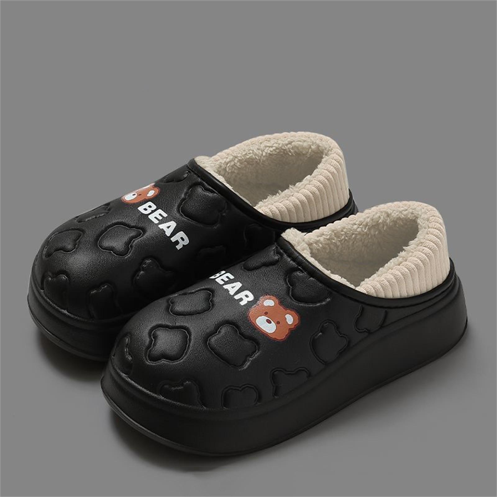 

Warm Thicken Plush Hiking Shoes Women Winter Shoes Non- Cotton Shoes 36 чорний