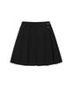 Peulleibu Inverted Pleat Skirt W/Inner Pants_Black