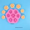 Puppy Cat Paw Silicone Mold Diy Candle Soap Aromatherapy Crafts Casting Fondant Chocolate Cake Decorating Baking Mold