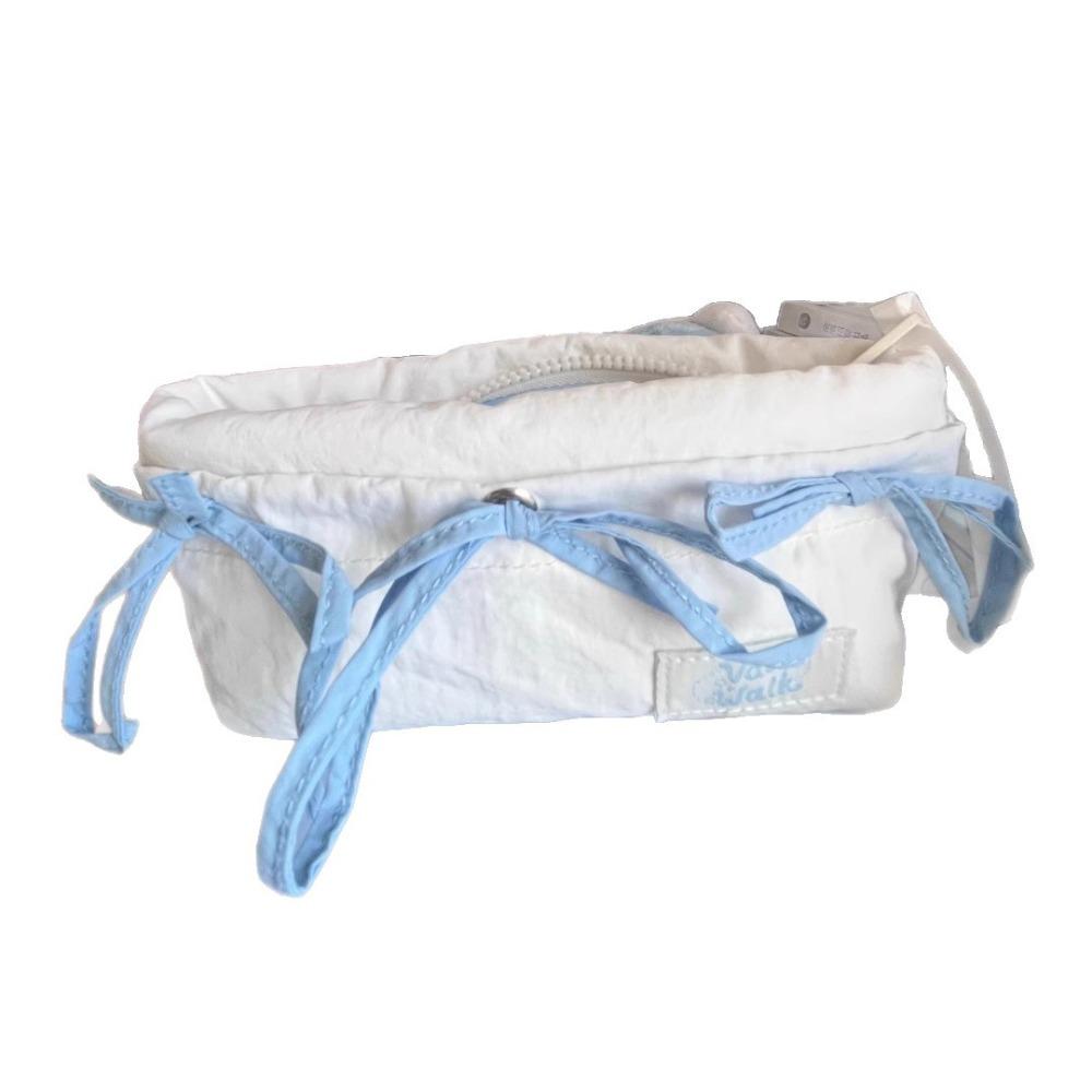 

Bow-knot Student Pencil Case Large Capacity Stationery Storage Bag Pencil Bag Student Gift білий