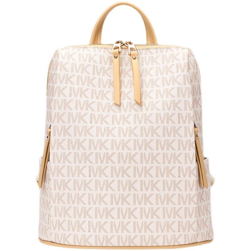 Hong Kong Genuine Leather Women's Backpack 2025 - New Summer Fashion, Large Capacity for Travel & School