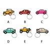 Keychain Car Shape Double-Side Cartoon Key Ring Multi Kinds Theftproof Safety Metal Clasp Holder Accessory Keys Wallet