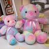 Teddy Glowing Colorful Bear Plush Toy Stuffed Animal Doll Decoration Kids Gift