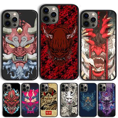 Coque de téléphone Masque de démon Oni Hannya Pour iPhone 17 Air 15 16 Coque 11 13 14 Pro Max 12 Plus Max Fundas