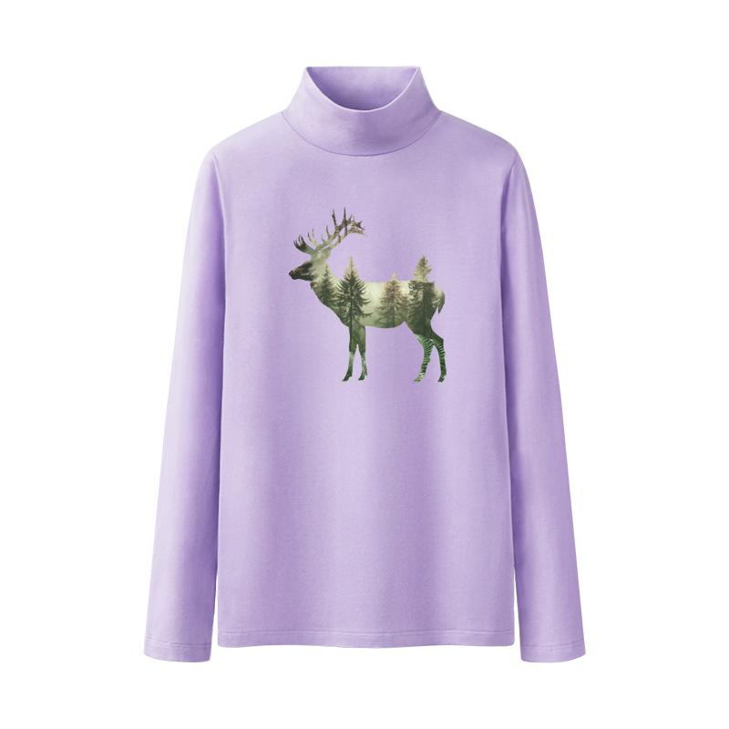 Iron-On Transfers For Clothing Forest Goat Design Stickers Parches Ropa Heat Trnasfer Diy Clothes Stickers Iron-On Clothes