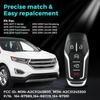 Key Fob Shell Fits for Mustang Fusion Edge Explorer F150 F250 F350 2013-2017,