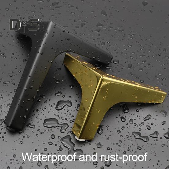 Möbelbeine aus Metall, stark, tragfähig, rutschfest, einfach zu installieren, Mehrzweck-Dreiecksmöbelfüße, Sofa-Couch-DIY-Ersatzbein