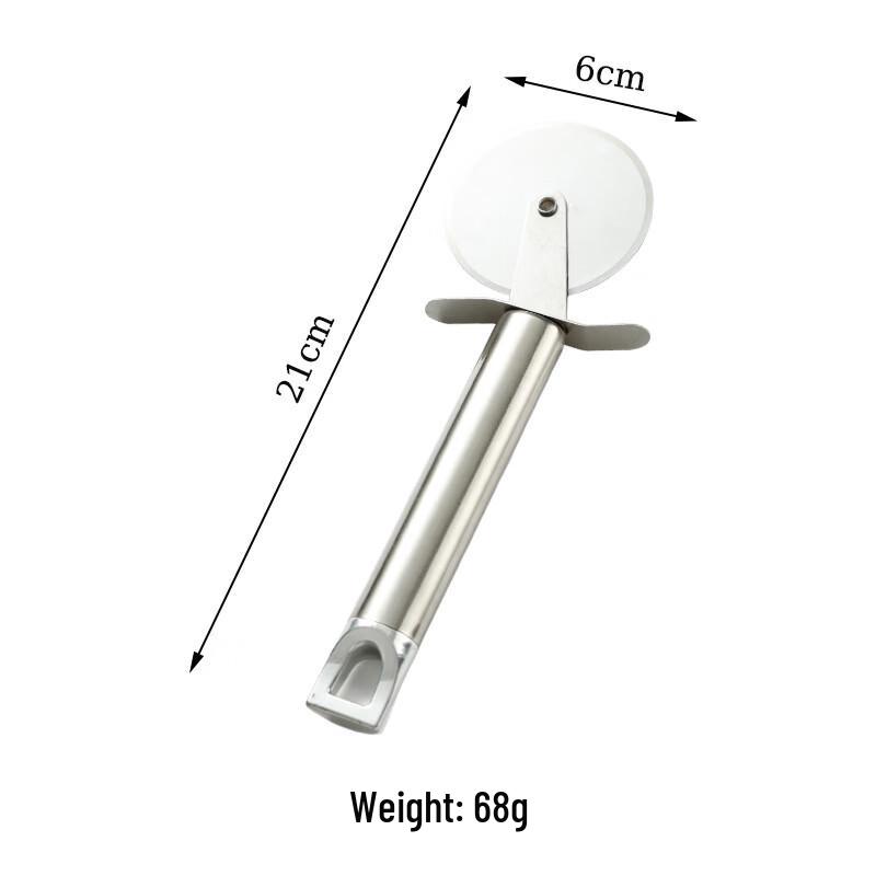 

MDNG Stainless Steel Lace Edge Pizza Cutter