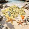 Custom Name Personalized Coraline Print Beach Towel, for Trip Camping Beach Party Home Decor, Birthday Gift for Family & Friends