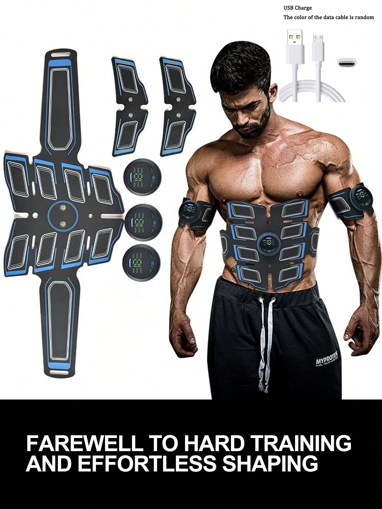 

Машина для стимуляции мышц, 1 шт. EMS стимулятор мышц массажер 8-тренажер для мышц живота аксессуары уход за телом