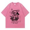 Summer Anime Berserk Washed Tshirts Retro Punk Cotton Vintage T-Shirts Harajuku Casual Women Men Short Sleeve Top Tee