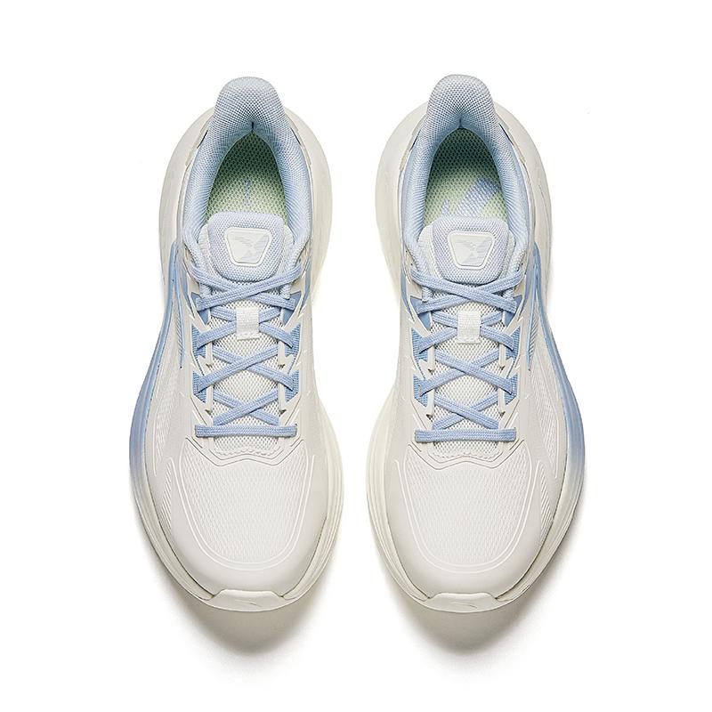 Anta Running Series Comfortable Shock Absorbing Durable Low Top Casual Running Shoes Women Sneakers Gray Blue 922535511-5