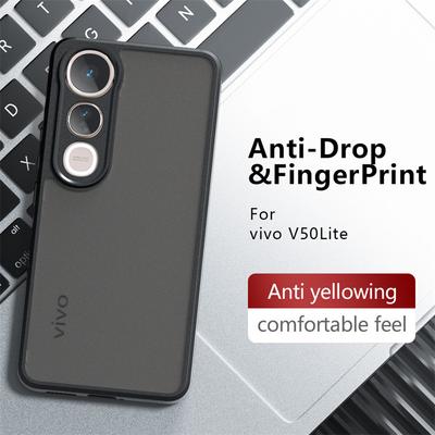 Translucent Matte Phone Case For Vivo V50 Lite Matte PC Full Back Cover For Vivo V50 Lite Case For Vivo V50 Lite Case 6.77 Inch