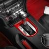 JeCar for Mustang Red Interior Gear Shift Panel Cover Trim Fit for Ford Mustang 2015-2023