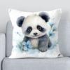 Office Sofa Cushion Cover Cartoon Panda Decorative Pillowcase Fashion Luxury Home Decoration Car Cushion Cover