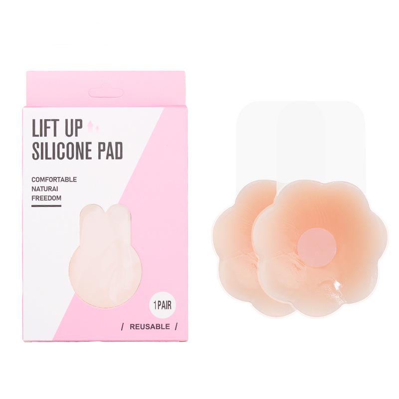 Anti-Sagging Invisible Silicone Nipple Covers for Large Breasts, Prevents Show-Through, for Wedding Dresses, Strapless, Thin, Anti-Protrusion.
