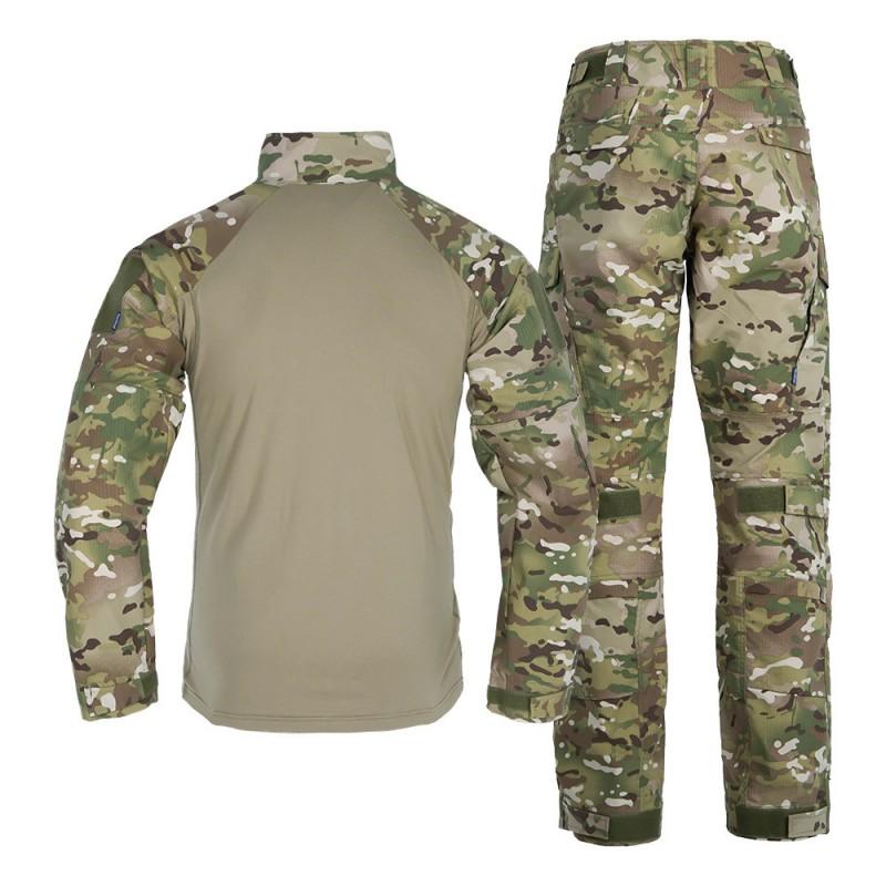 CP Camo Tactical Frog Suit Set Mens Stretch Breathable Training Uniform Hiking Camping Running Outdoor Activities