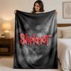 Coperta in Flanella con Stampa Slipknot Morbida Leggera Coperta Pluche per Letto Divano Uso Domestico