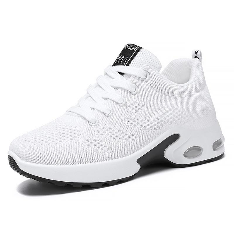 2026 Spring Plus Size Women's Shoes Air Cushion Soft Sole Breathable Casual Running Sports Shoes