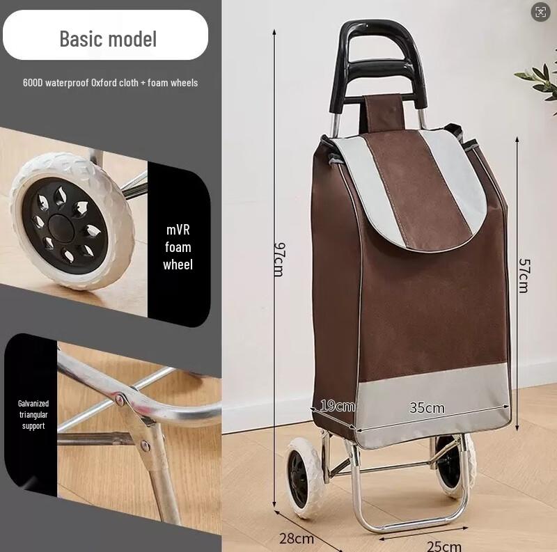 

NAVCON Foldable Stair Climbing Hand Truck with Foam Wheels