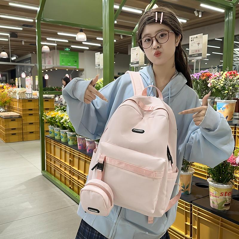 Japanese Casual Style Schoolbag Female, Large-Capacity Junior High School Student High School Backpack Niche Design Travel Backpack Male
