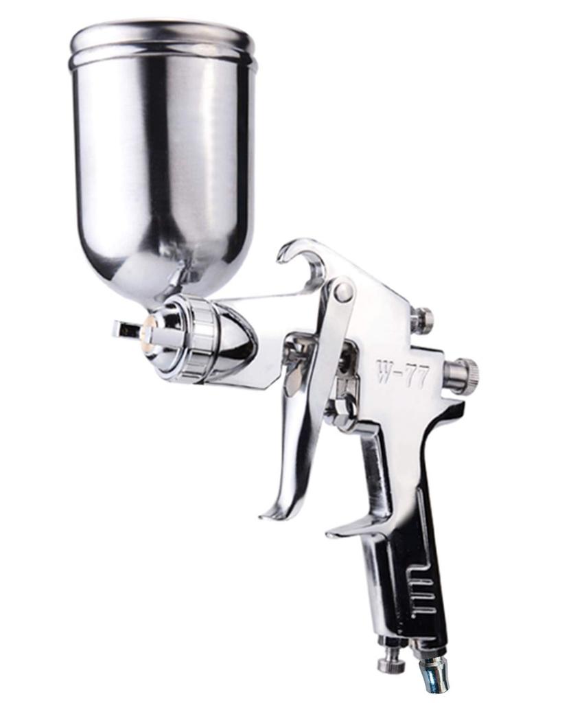 W-77 Gravity Feed Air Spray Gun, Nozzle Sizes 2.0mm, 2.5mm, and 3.0mm (3.0mm Nozzle)