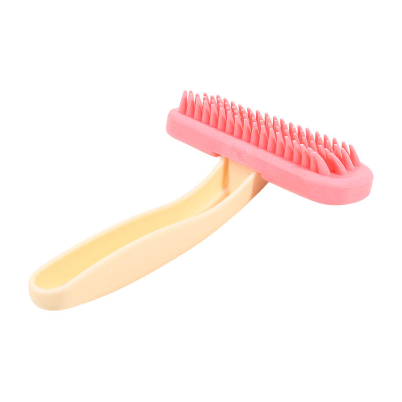 Soft Silicone Pet Grooming Brush - Small Pet Bath Skin-Friendly Massage Comb for Dog Cat Rabbit