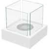 Tabletop Bio-fireplace TANGO3 White Set Mix