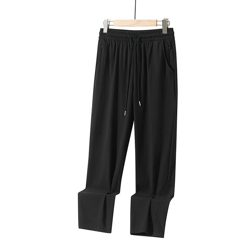 Ice Silk Mens Casual Pants With High Elasticity For Summer Active Wear