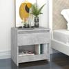 VidaXL Bedside Table Concrete Grey 40x30x39 Cm Chipboard 803451