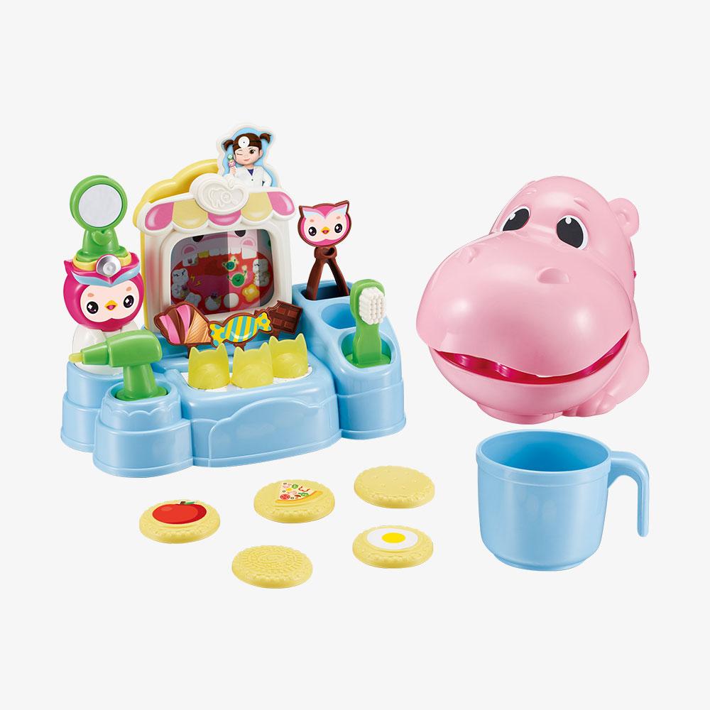 [young toys] Kongsooni NEW Baby Hippo Dental Play Set