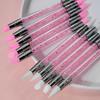 5PCS Dual-Headed Silicone Nail Art Brushes Sculpture Pen Rhinestone Gem Picker Wax Pen Nail Dotting Polishing Drawing Tools