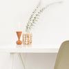 2 Pcs Straw Vase Set Cup Sleeves Rattan Cover Bracket Bunco Ornament Multicooker Glass Grass Trager Accesoeies