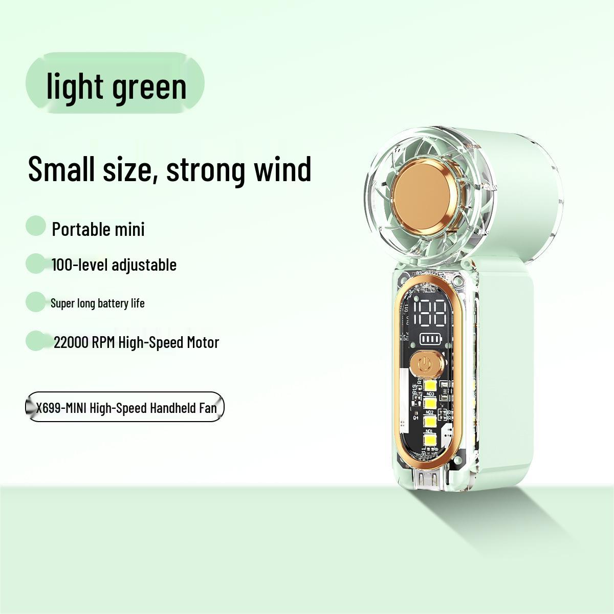 

MINI Handheld Wind Cannon Fan: 100 Speeds, Long Battery Life, Silent High-Speed Turbine See Details