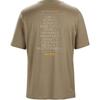 Arcteryx Emblem Series 20th Anniversary Charlie Mike Solid Color Crew Neck Straight Cut Short Sleeve T-Shirt Men Tops Brown X000007177