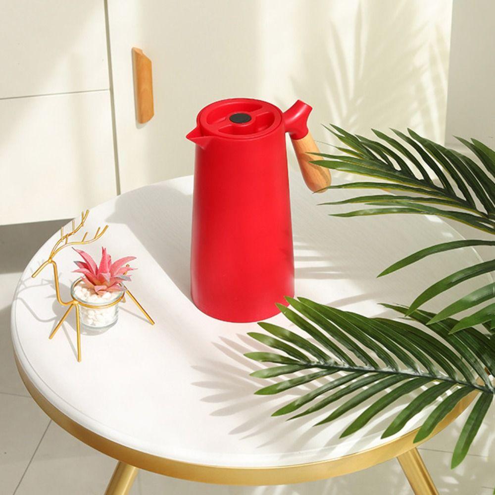 Glass Liner Thermos Jug Large Capacity Insulated Kettle Hot Water Bottle Tea Brewing